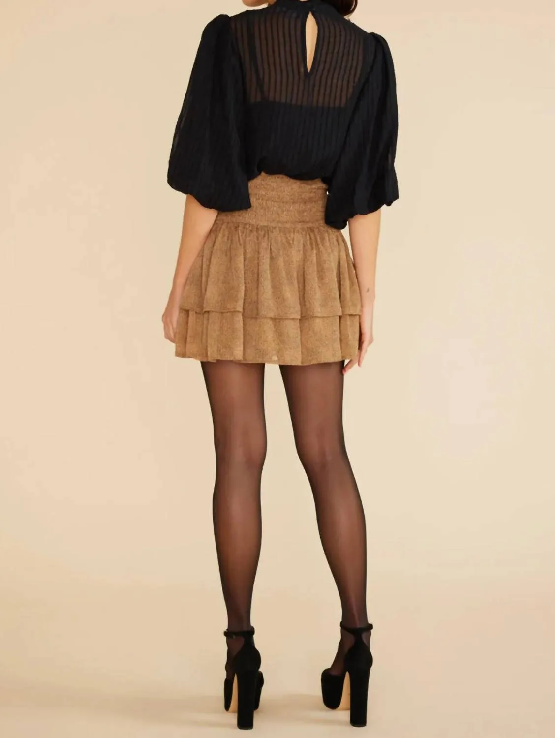 Luca Mini Skirt In Leopard