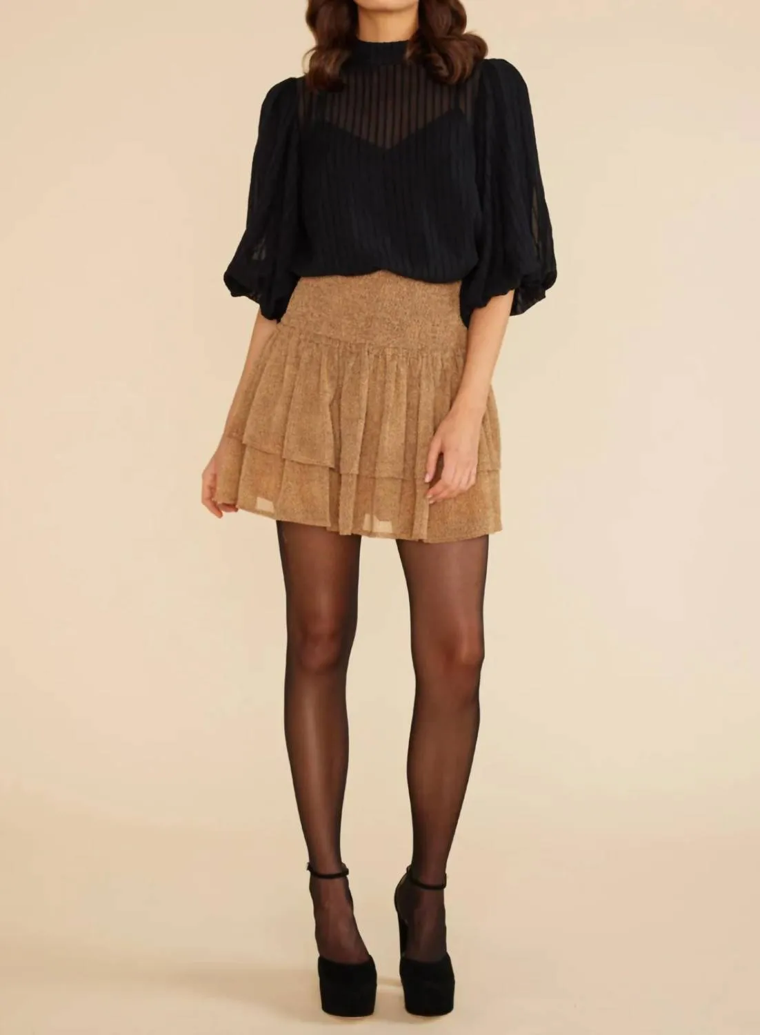 Luca Mini Skirt In Leopard