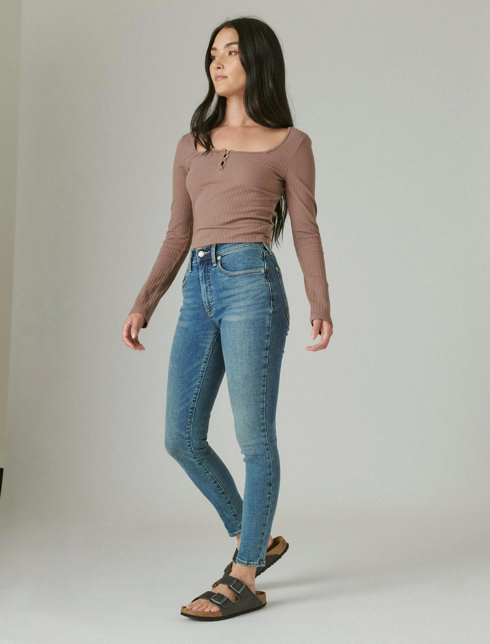 Lucky Brand Women's High Rise Bridgette Skinny