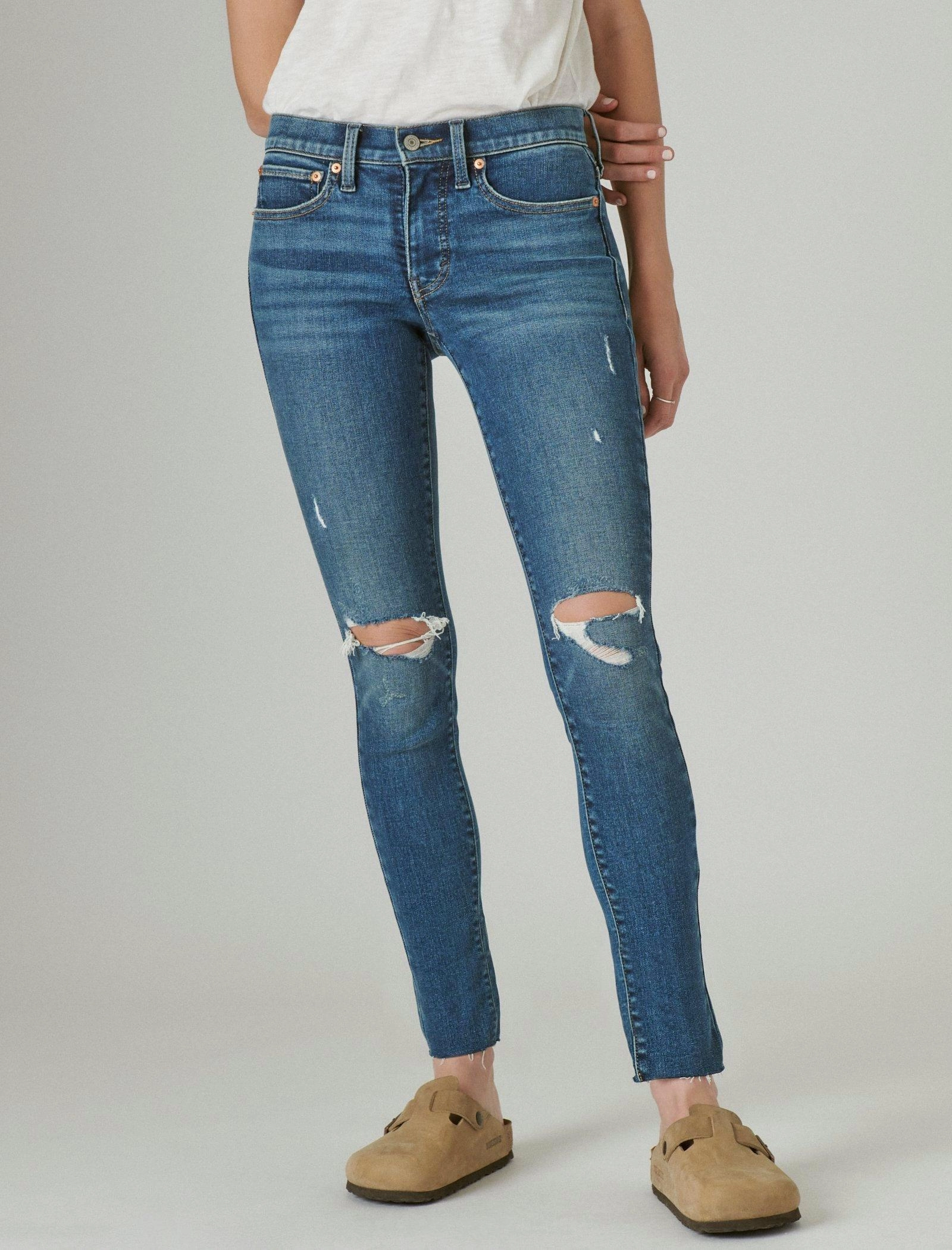 Lucky Brand Women's Mid Rise Ava Skinny Jean
