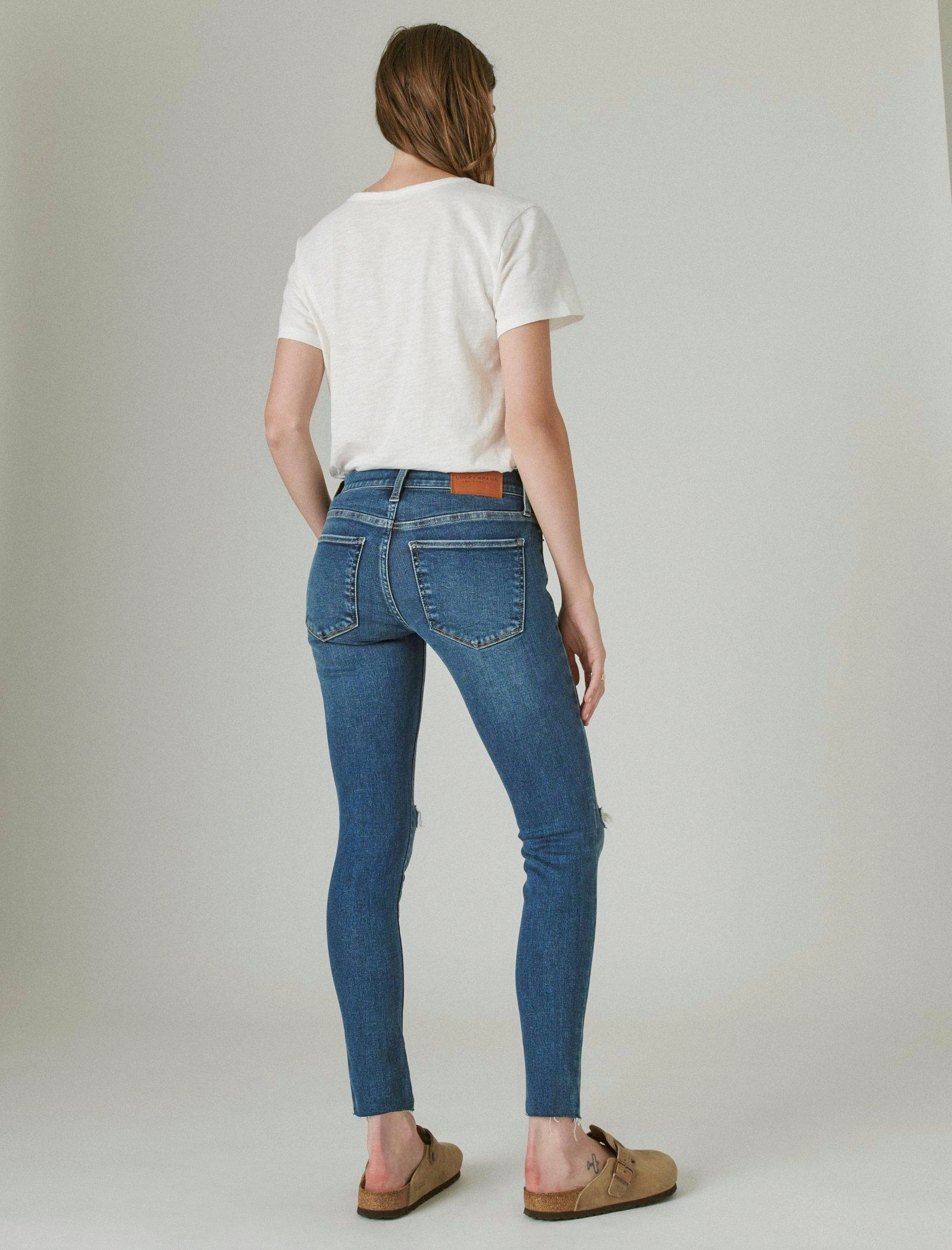 Lucky Brand Women's Mid Rise Ava Skinny Jean