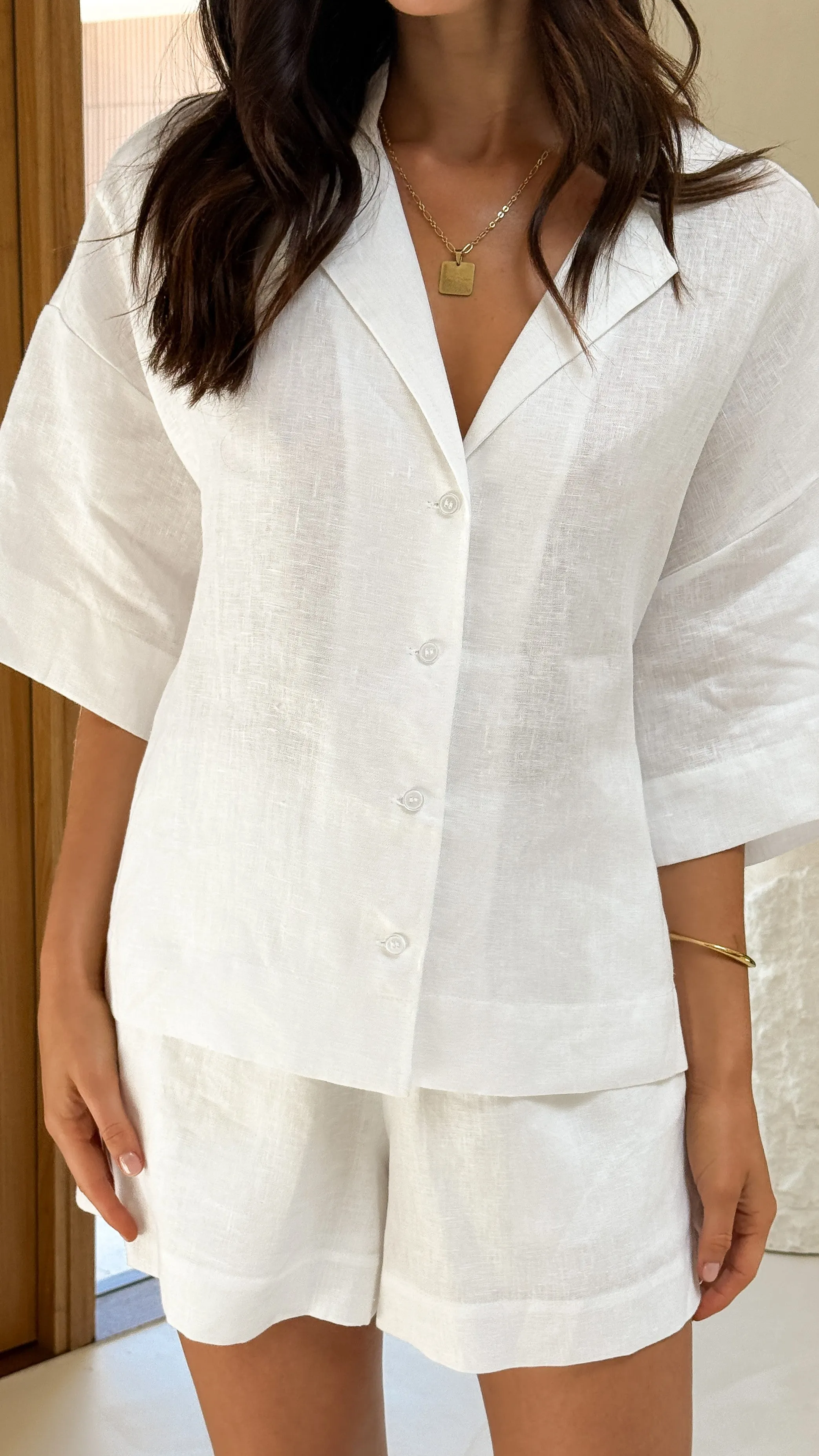 Luna Shorts - White