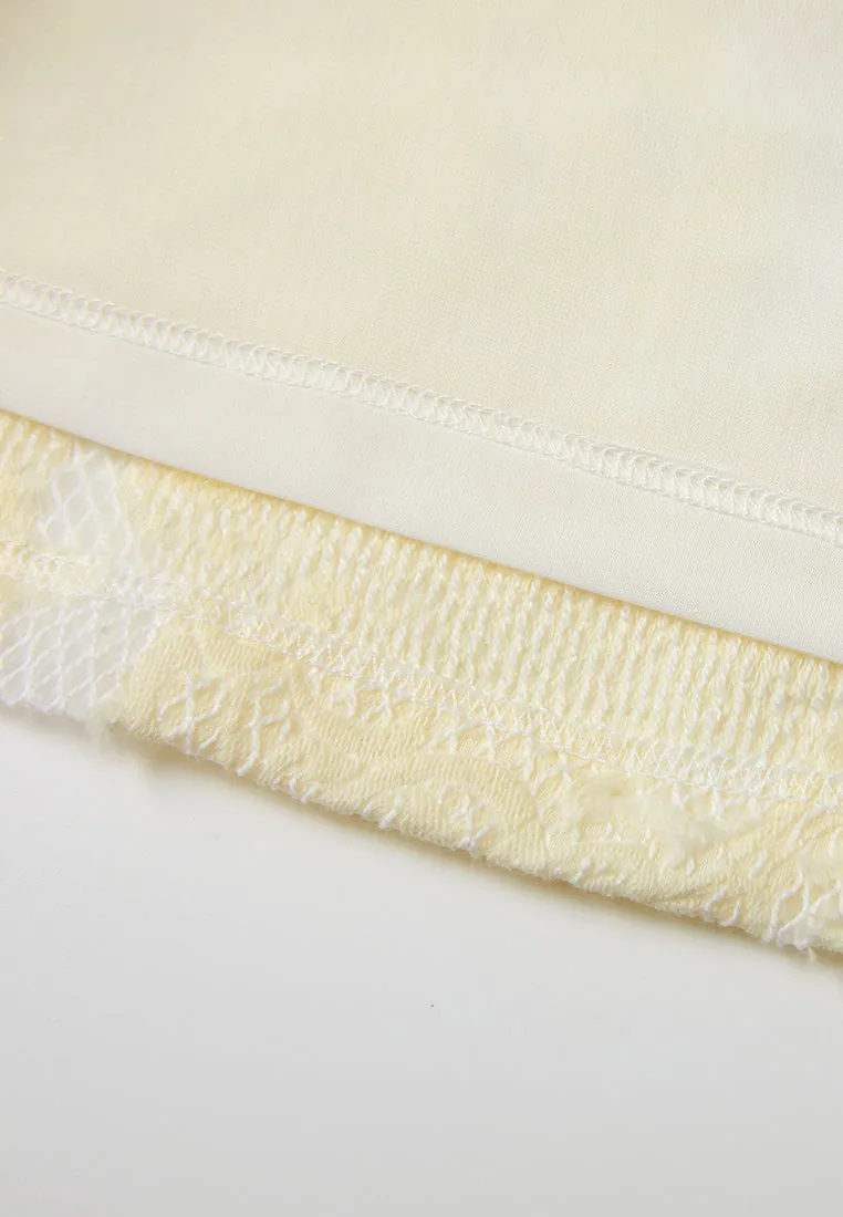 Lurex-detail Jacquard Ribbed T-shirt
