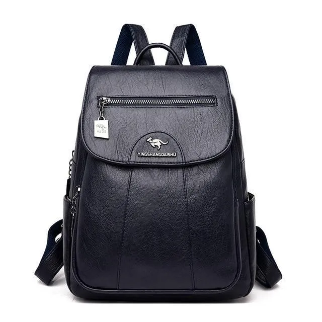 Luxury leather backpack