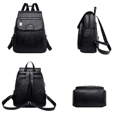 Luxury leather backpack