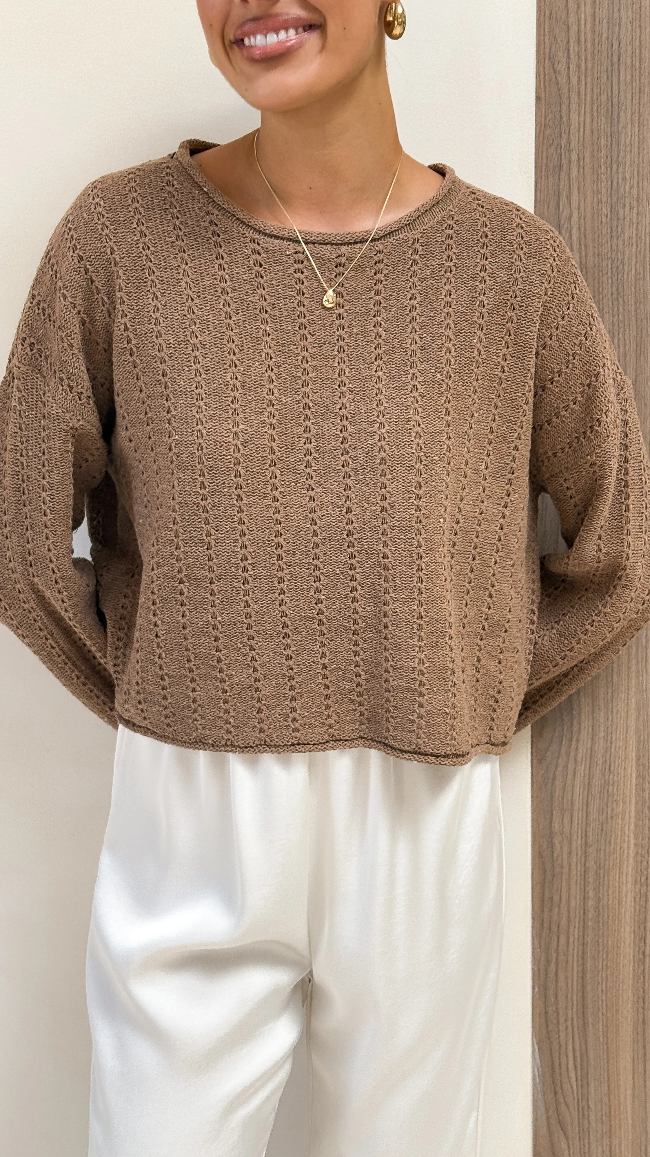 Lydia Jumper - Toffee