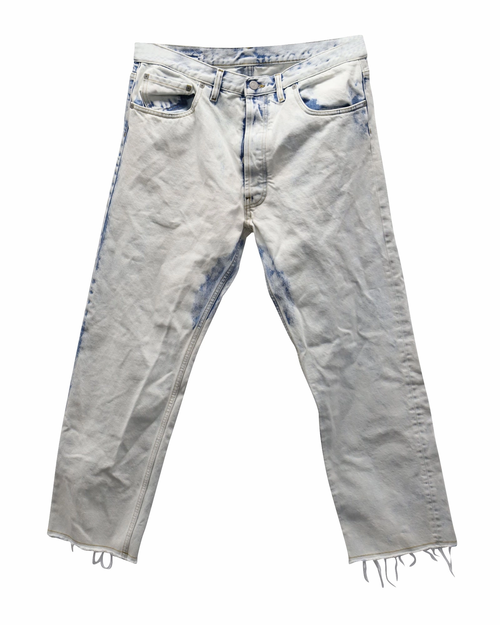 Maison Margiela Denim Jeans in Light Blue Cotton