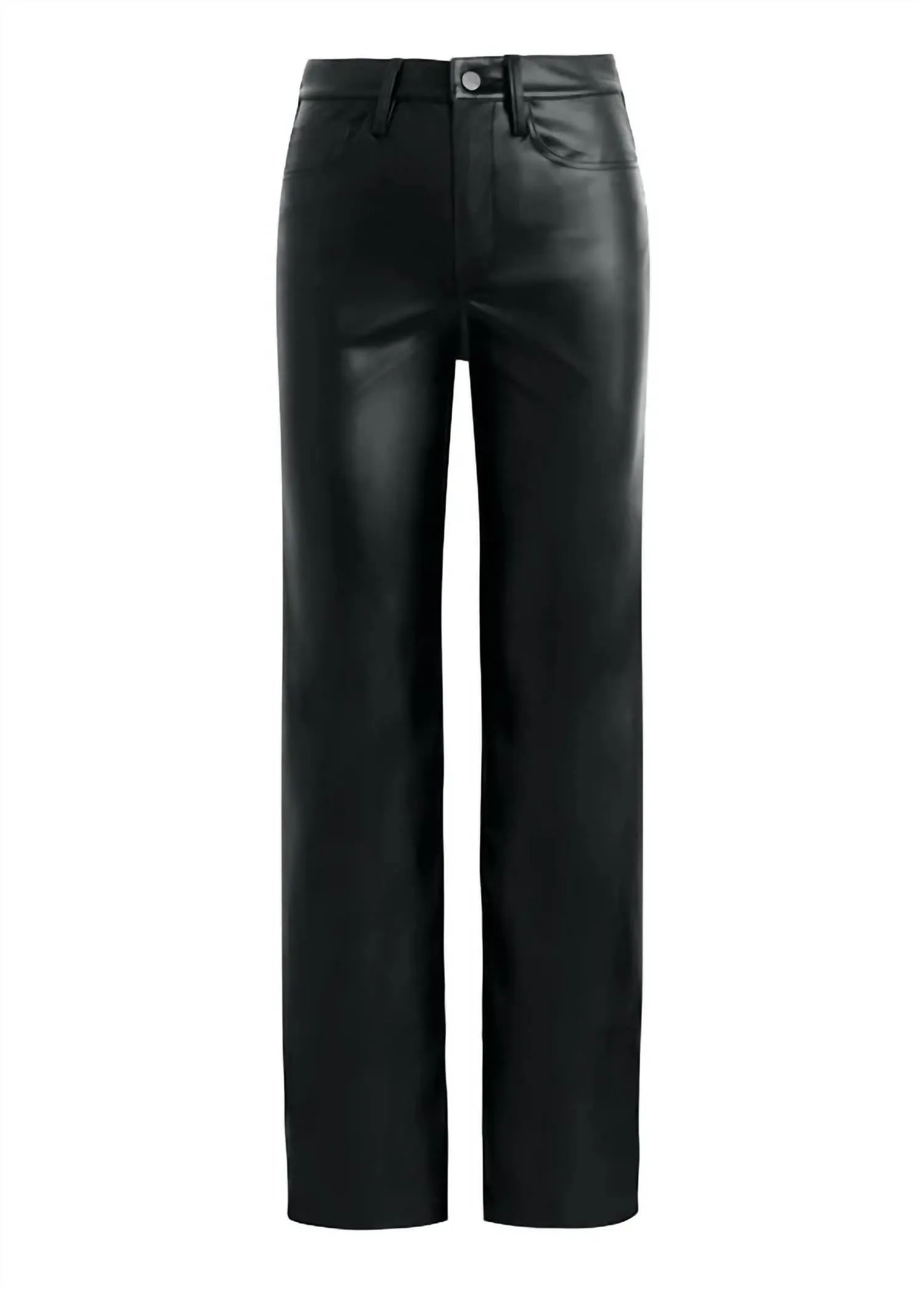 Margot Vegan Leather Jean In Black
