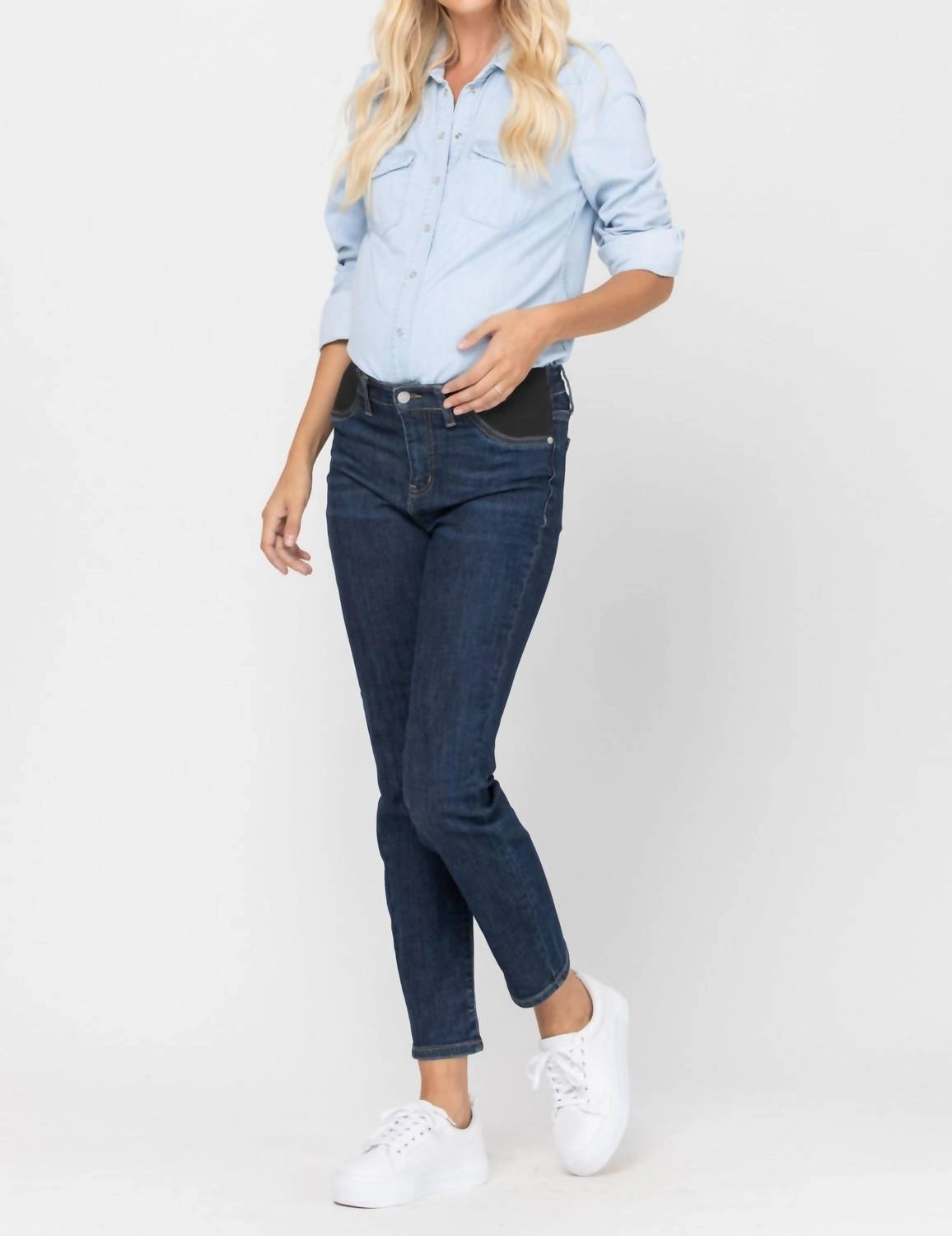 Maternity Slim Fit In Blue