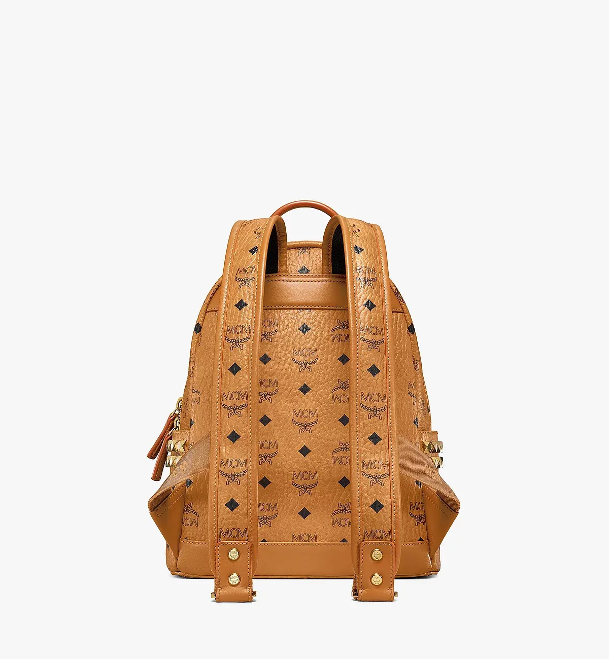 M.C.M Stark Side Studs Backpack in Visetos Bag