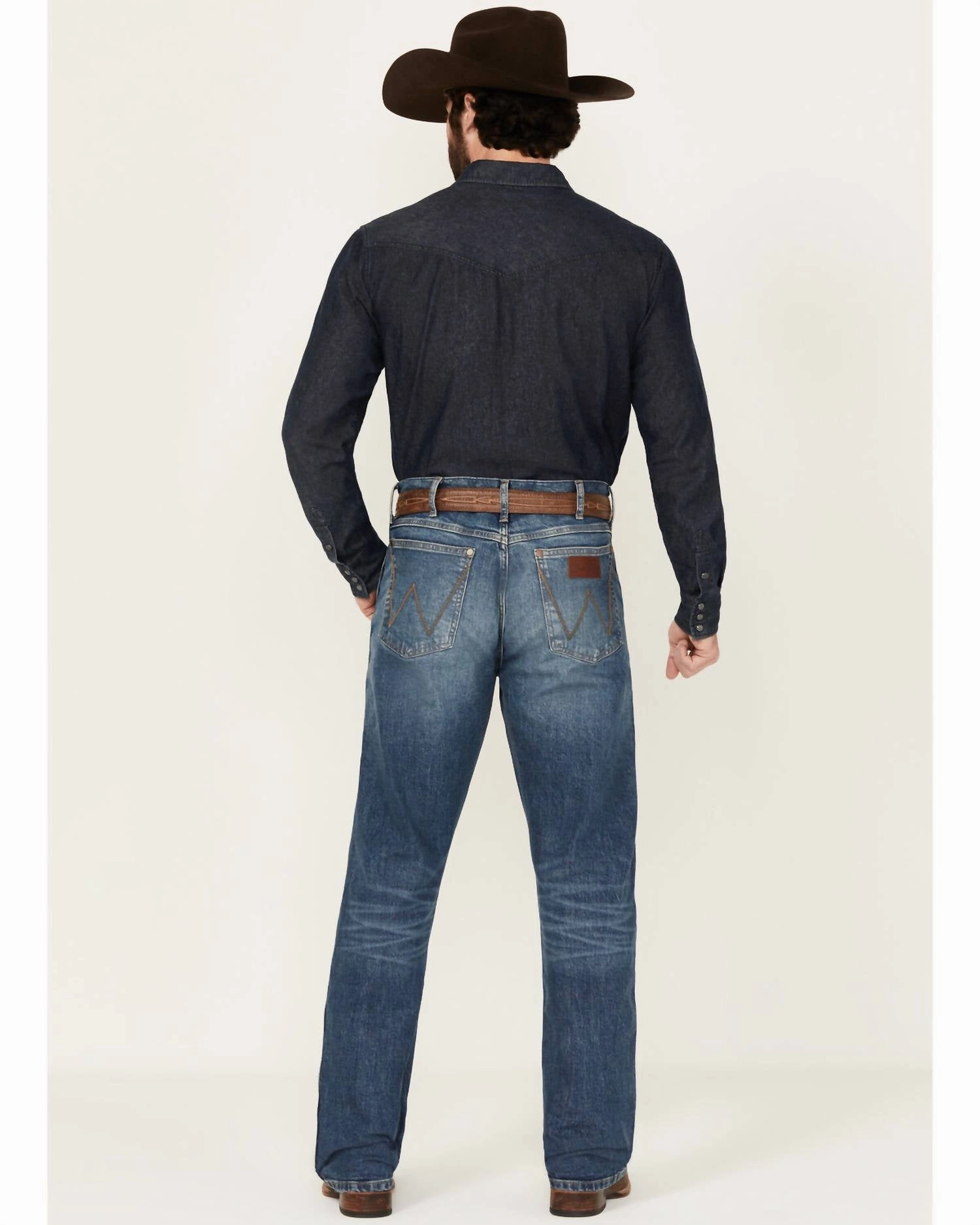 Men's Retro Slim Fit Bootcut Jeans In Whitley