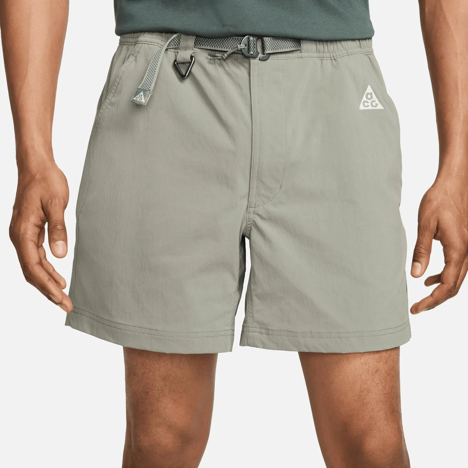 Men's Acg Hiking Shorts In Dark Stucco/summit White