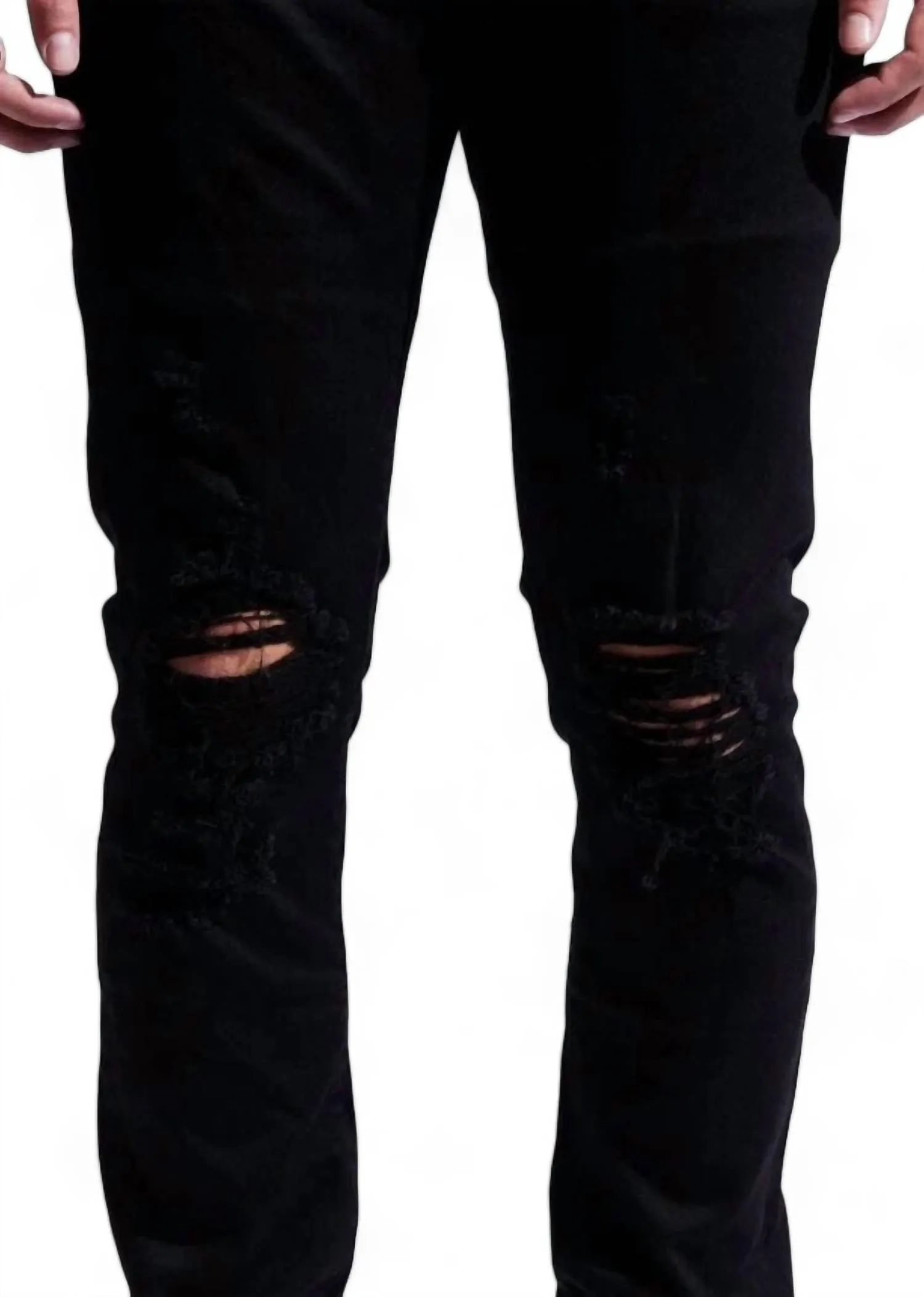 Men's Atlantic Denim Jeans In Jet Black