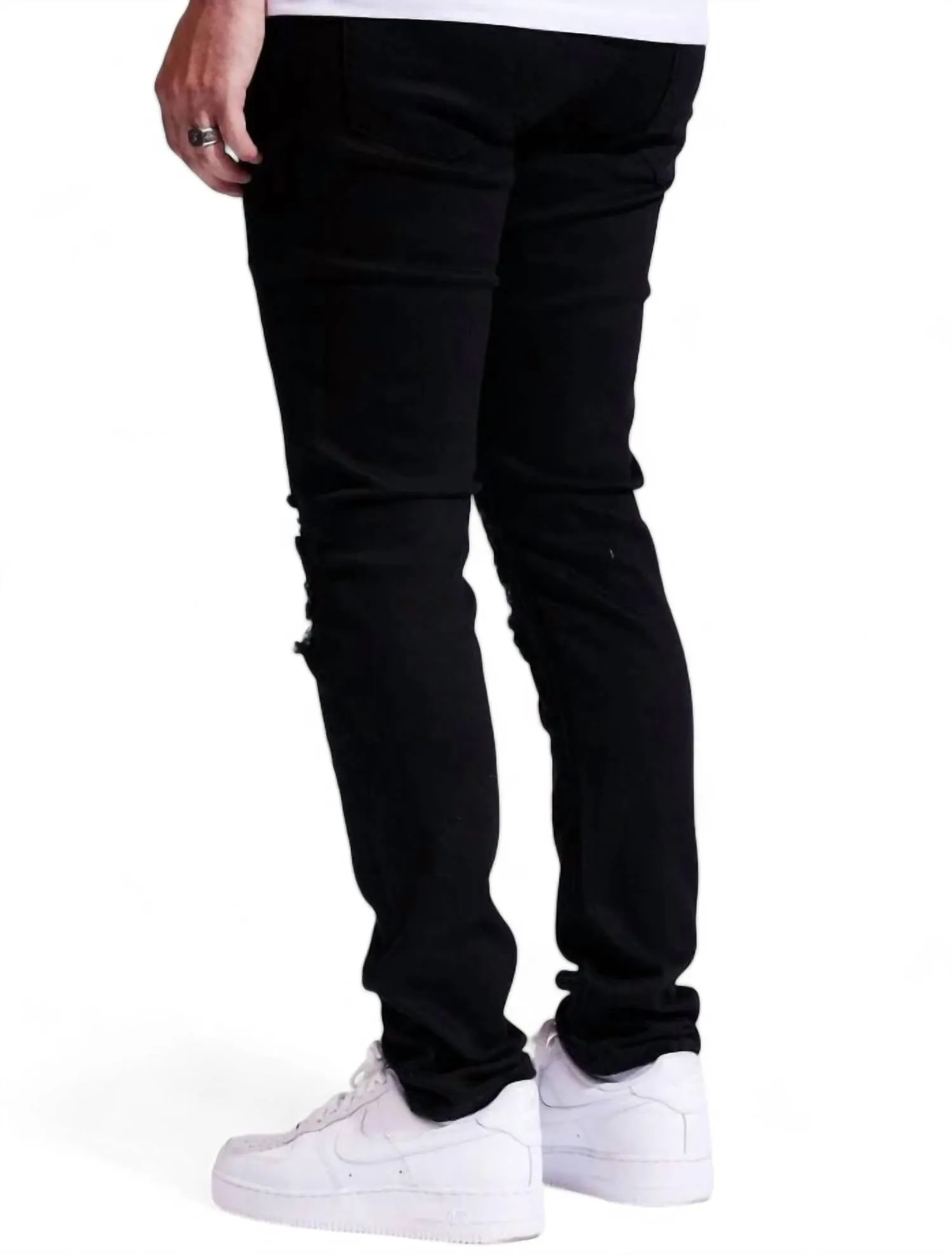 Men's Atlantic Denim Jeans In Jet Black