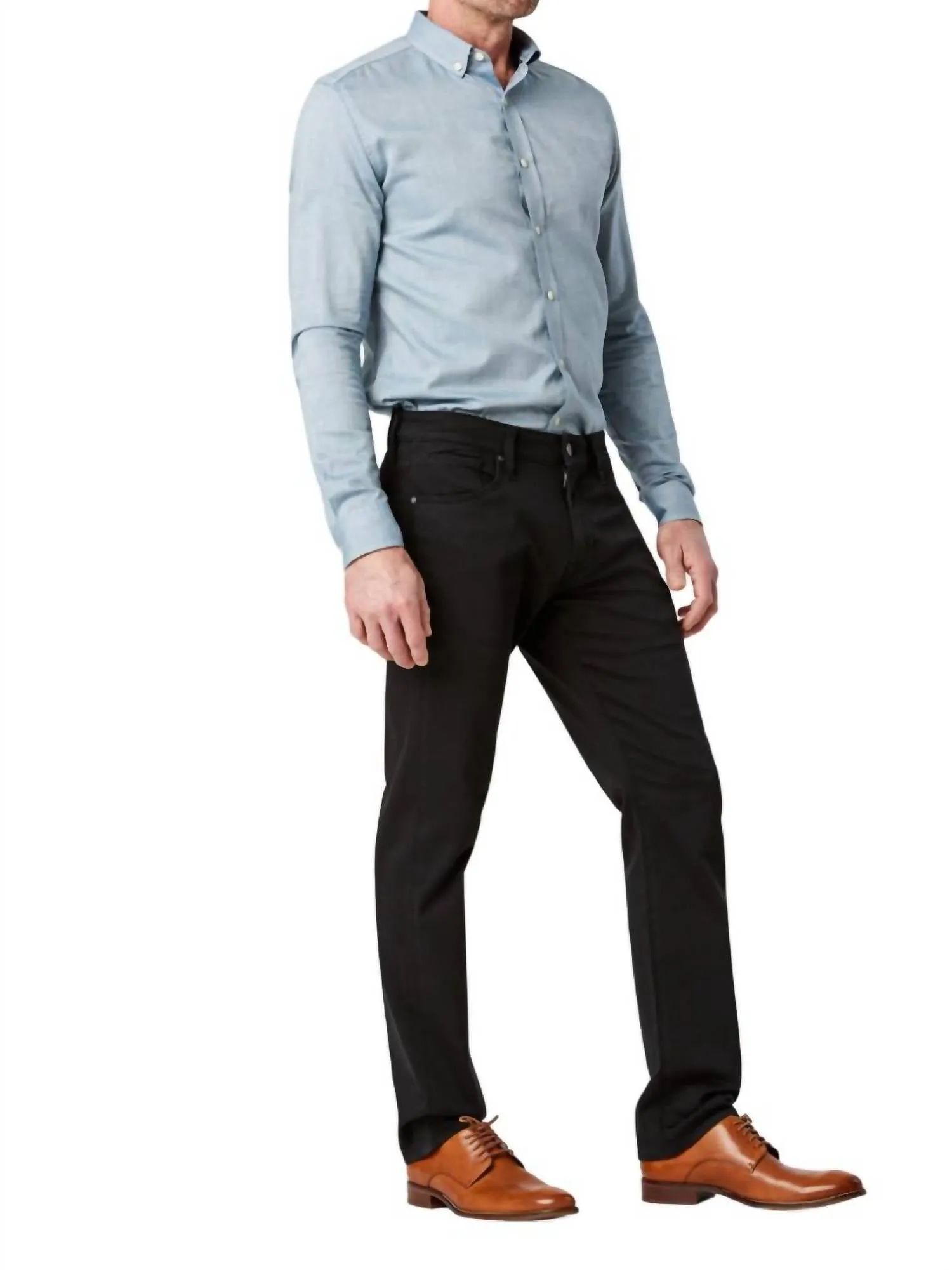 Men's Courage Straight Leg Jeans In Select Double Black