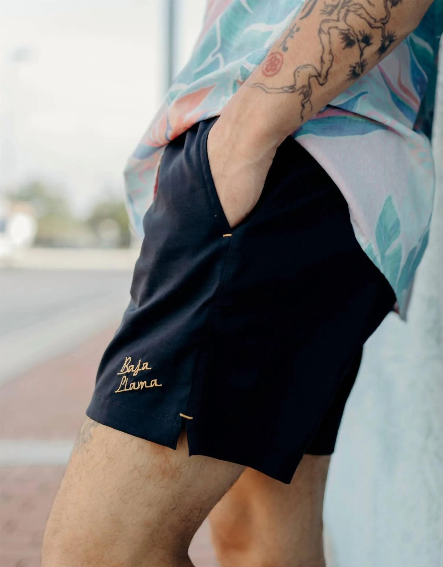 Men's Fort Knox Black Swim Shorts