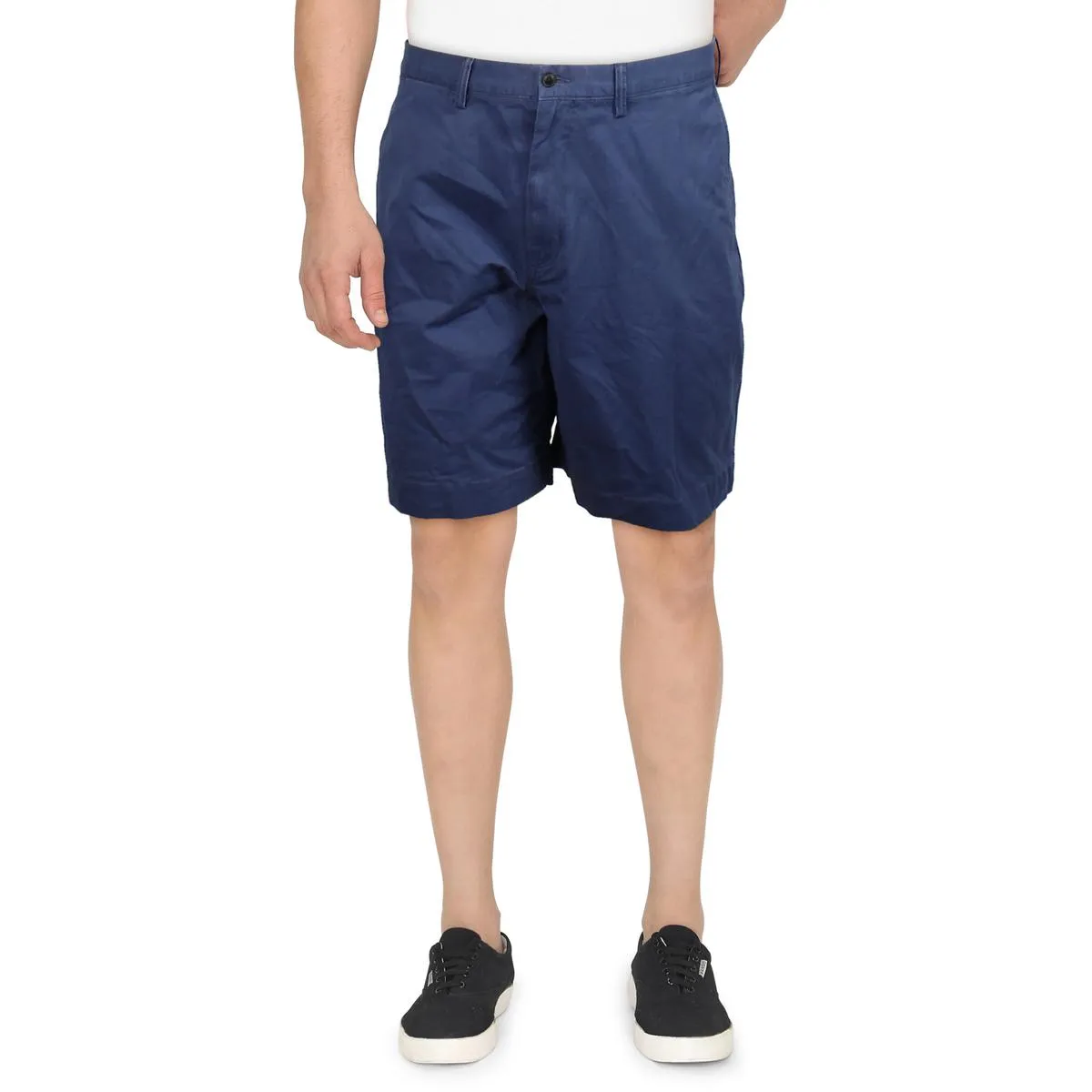 Mens High Waist Classic Fit Casual Shorts