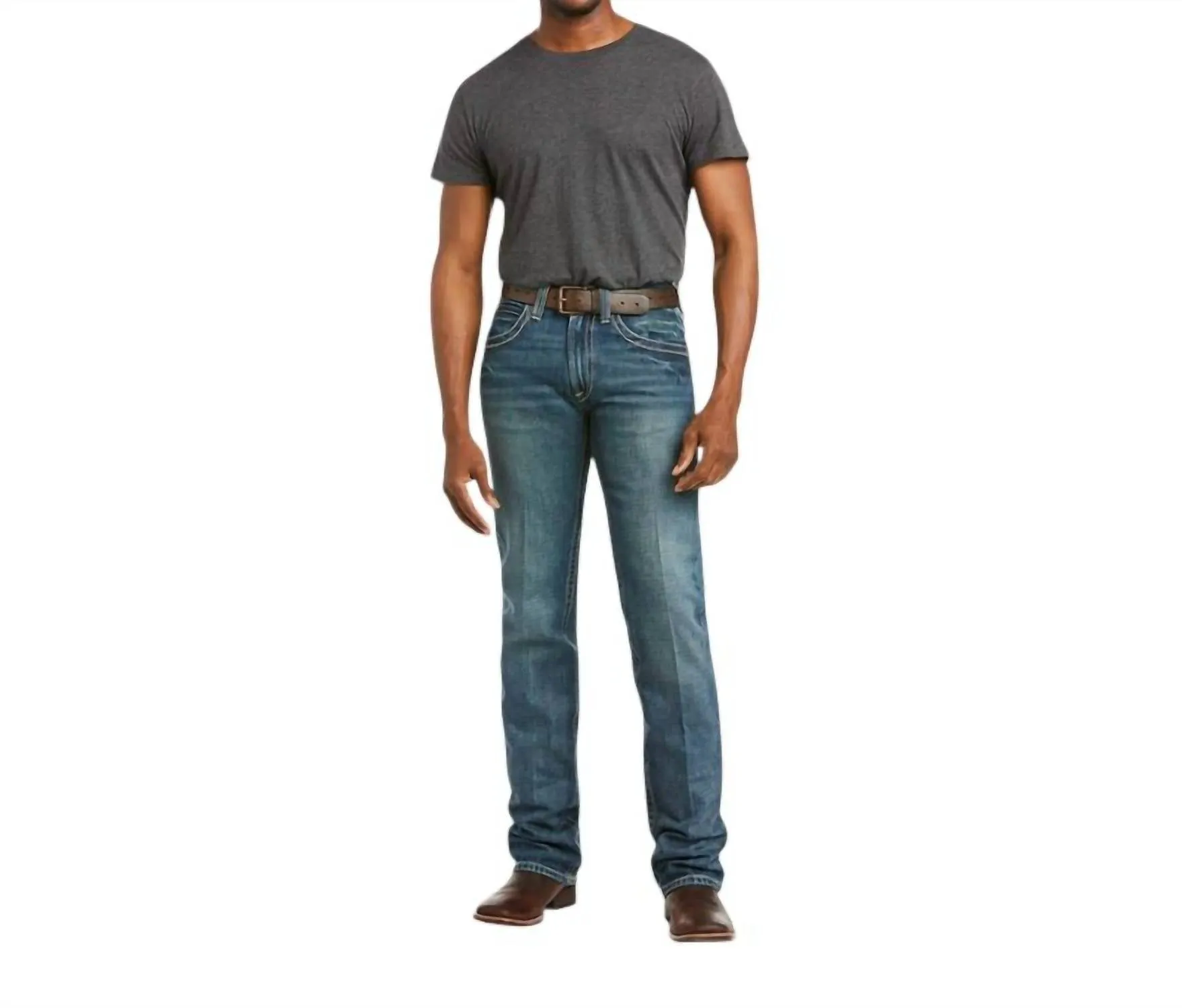 Men's M5 Slim Boundary Stackable Straight Leg Jean - Length: 42" In Gulch