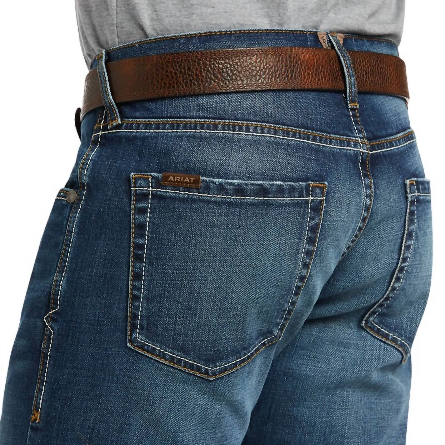 Men's M5 Stretch Madera Stackable Straight Leg Jean - Length: 40" In Heath