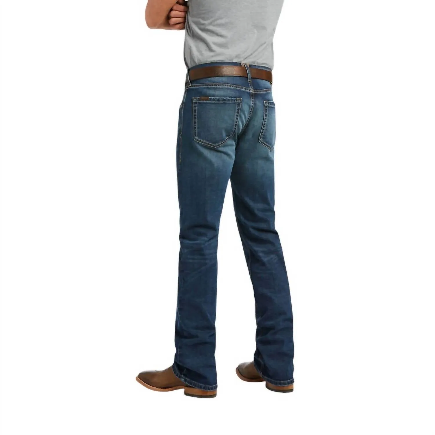 Men's M5 Stretch Madera Stackable Straight Leg Jean - Length: 40" In Heath
