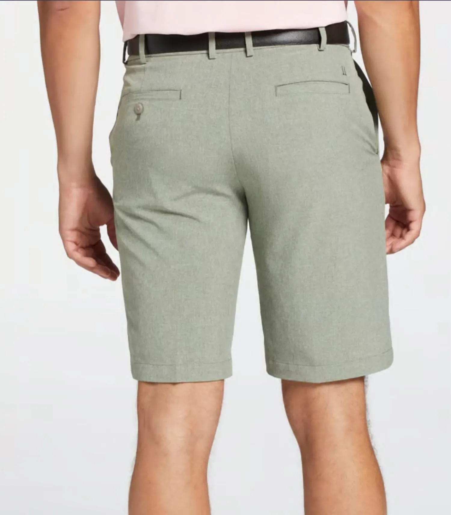 Men's Perfect 11 Seersucker Golf Shorts In Washed Olive