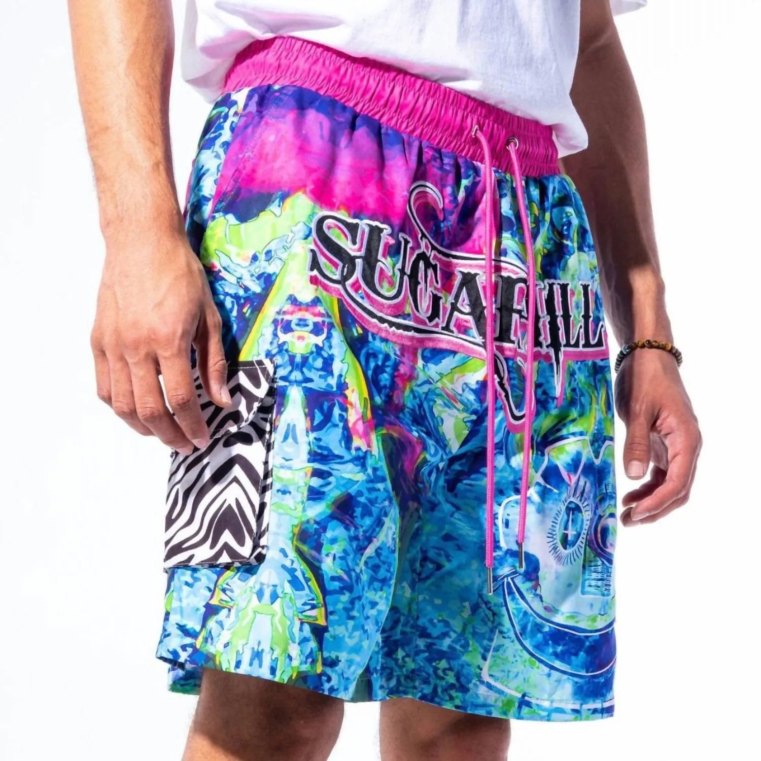 Men's Woogie Cabana Short In Blue