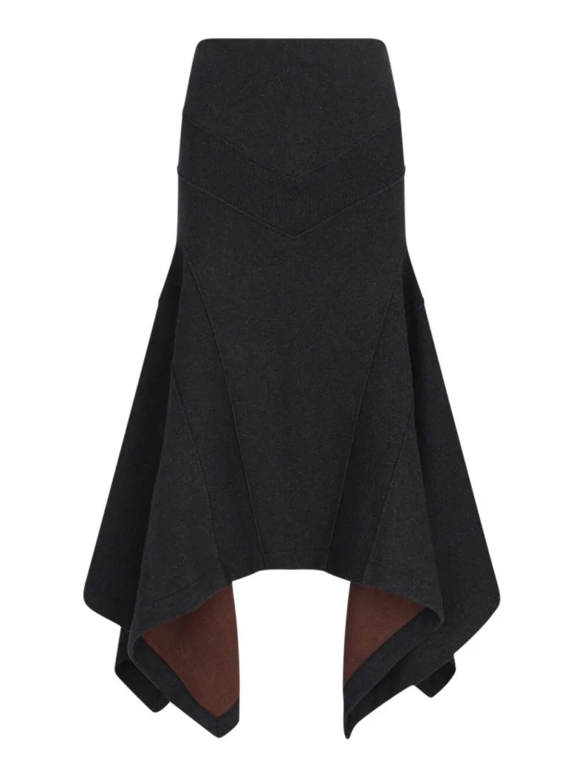 Midi Skirt  Black