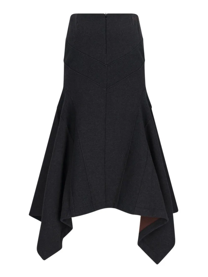 Midi Skirt  Black
