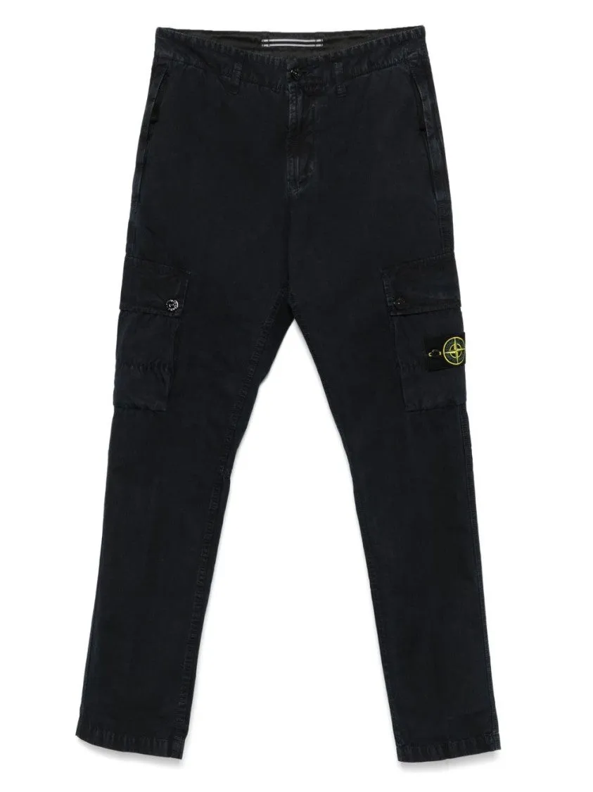Midnight Blue Jeans With Functional Zip Pockets