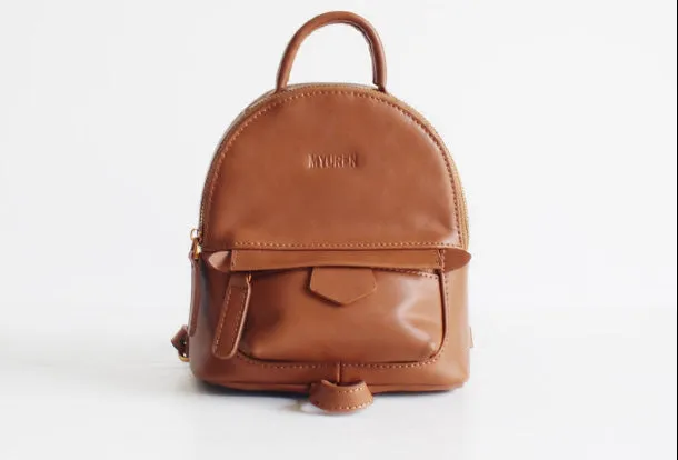 Mini Leather Backpacks Purse for Women Travel Backpacks for Women