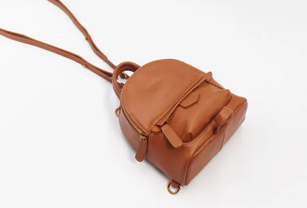 Mini Leather Backpacks Purse for Women Travel Backpacks for Women