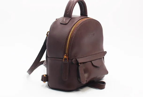 Mini Leather Backpacks Purse for Women Travel Backpacks for Women
