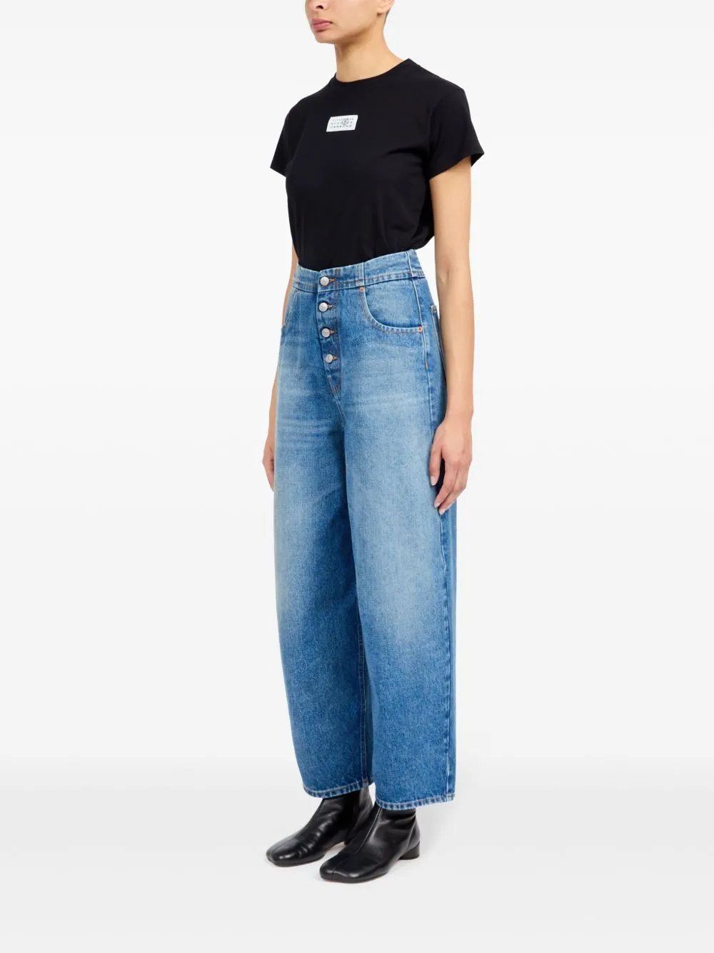 Mm6 Maison Margiela Women's Jeans Clear blue