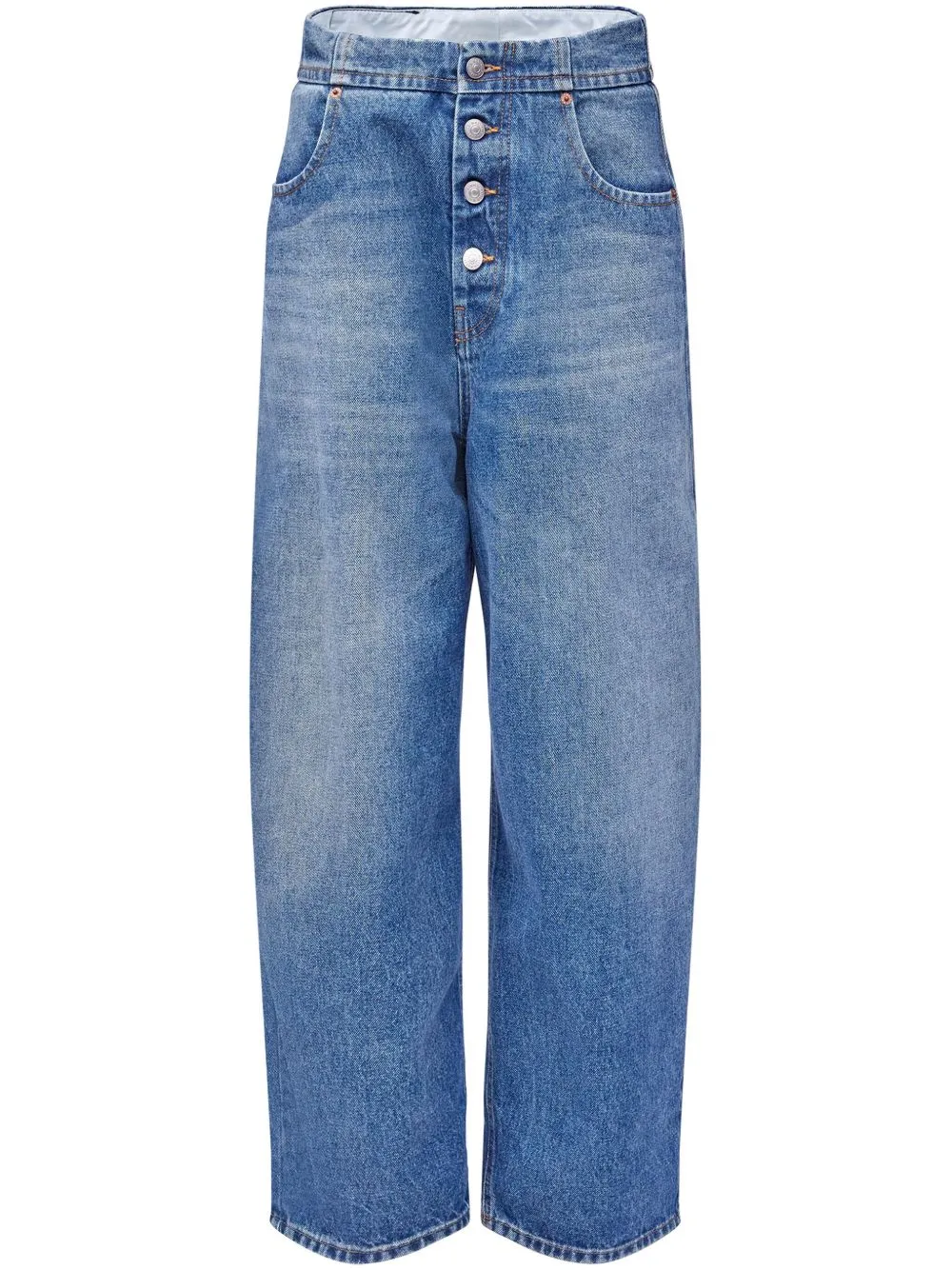 Mm6 Maison Margiela Women's Jeans Clear blue