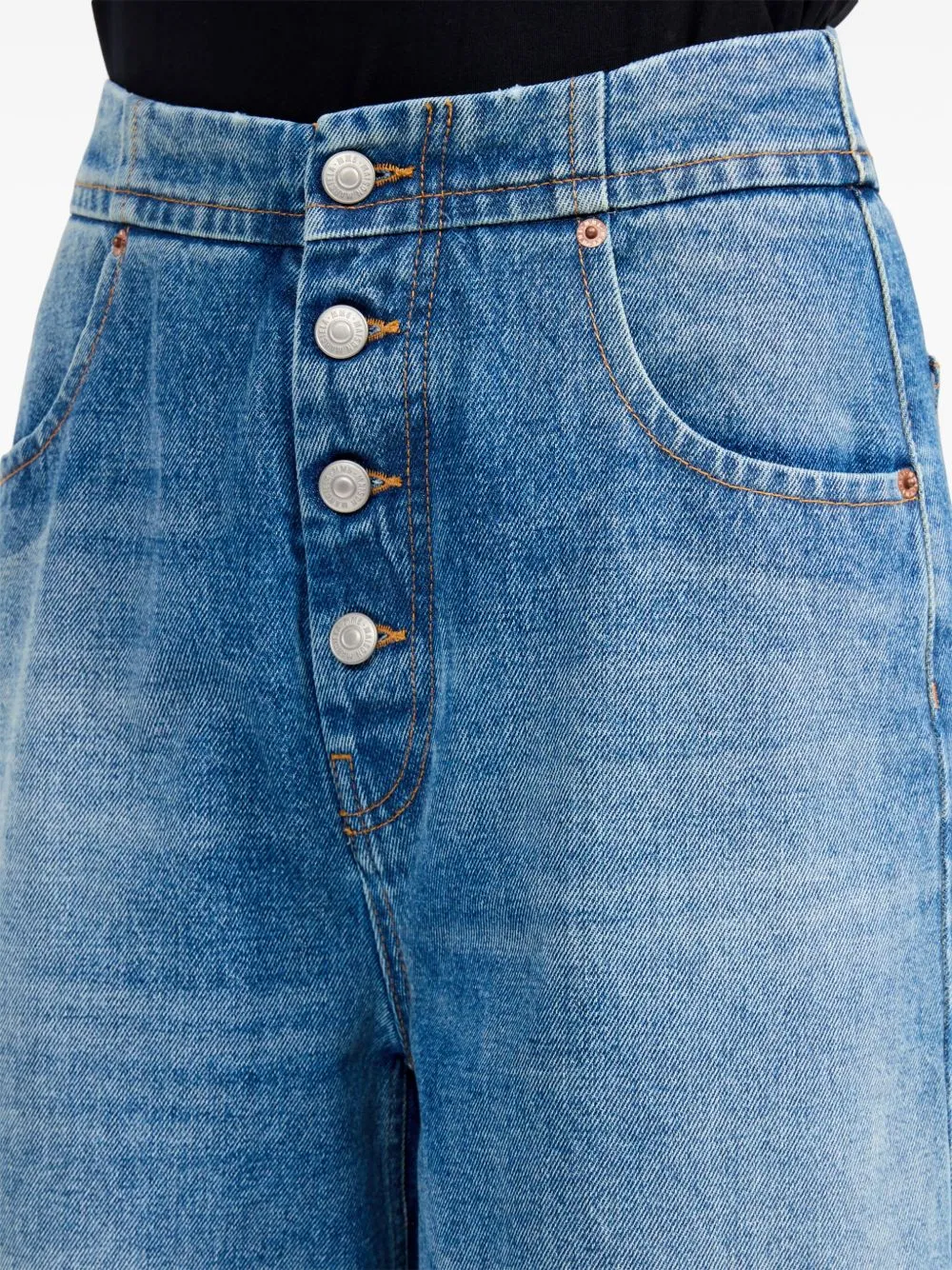 Mm6 Maison Margiela Women's Jeans Clear blue
