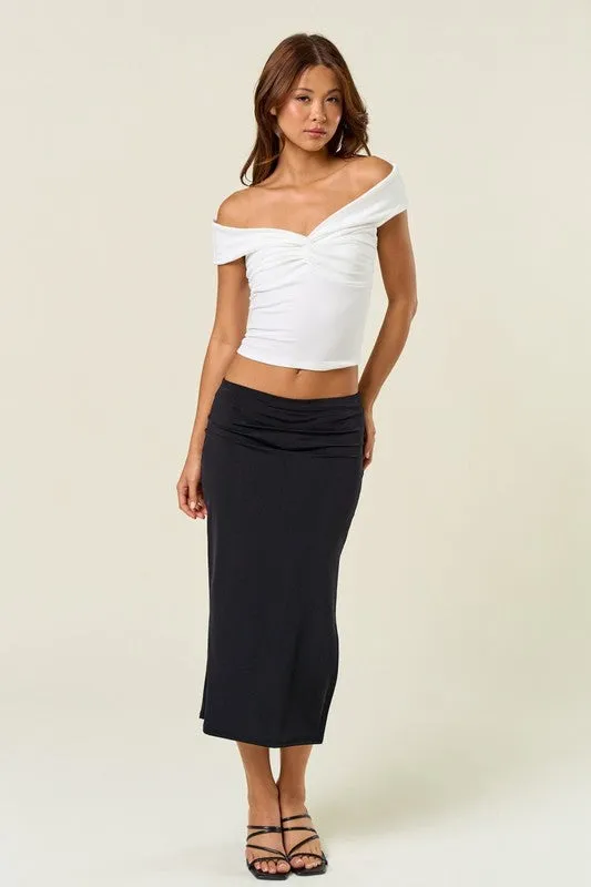 Moonlight Rendezvous Twist Top