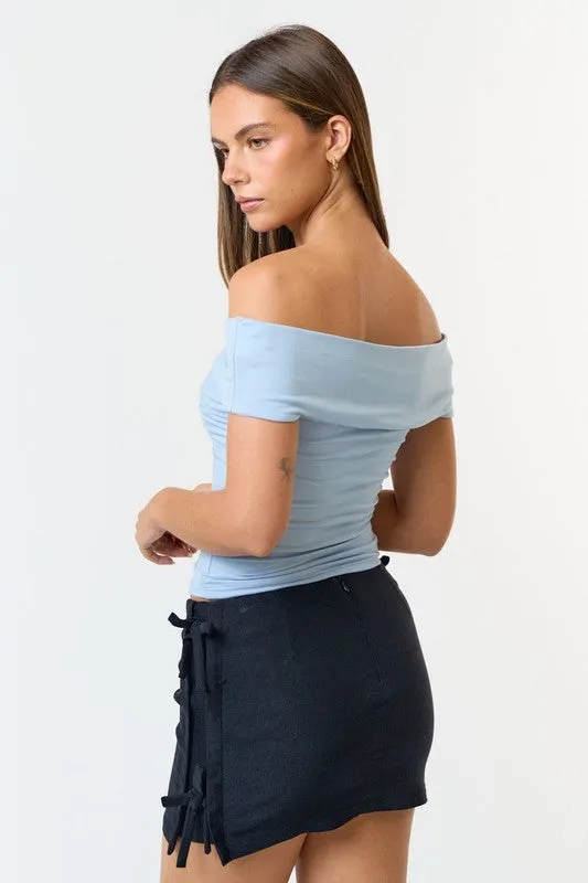 Moonlight Rendezvous Twist Top