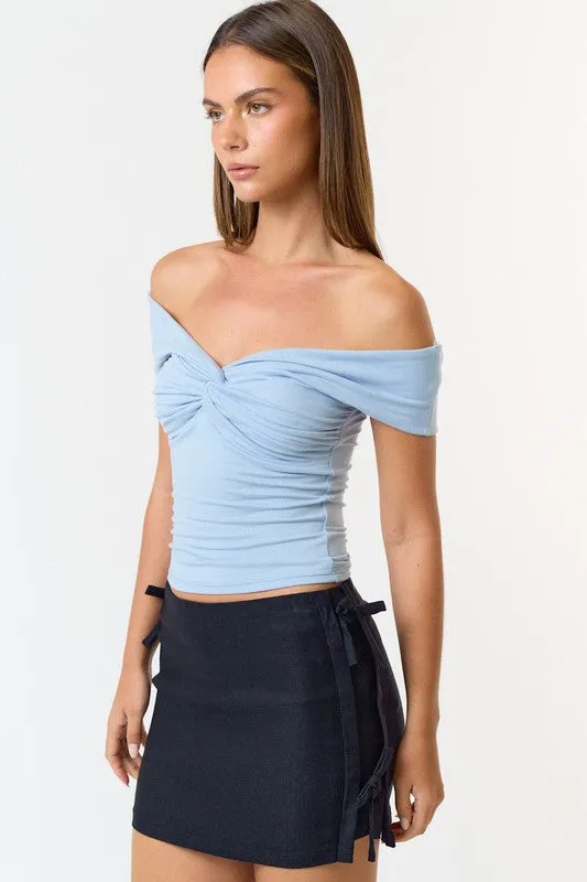 Moonlight Rendezvous Twist Top