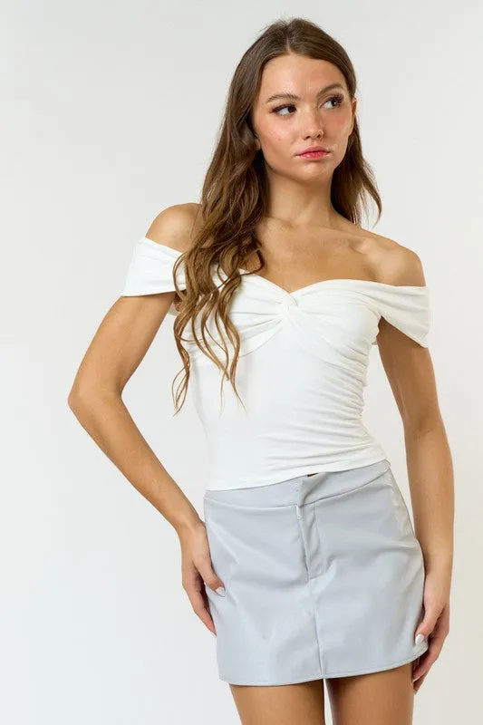 Moonlight Rendezvous Twist Top