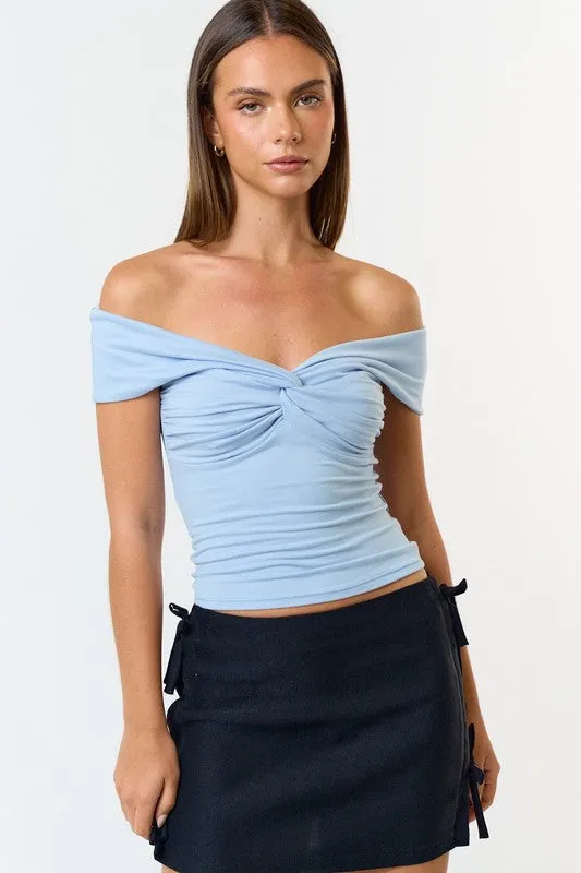 Moonlight Rendezvous Twist Top