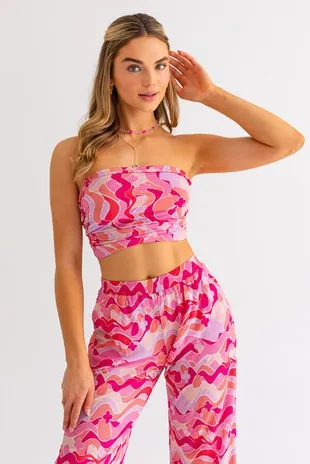 Moving and Grooving Crop Top