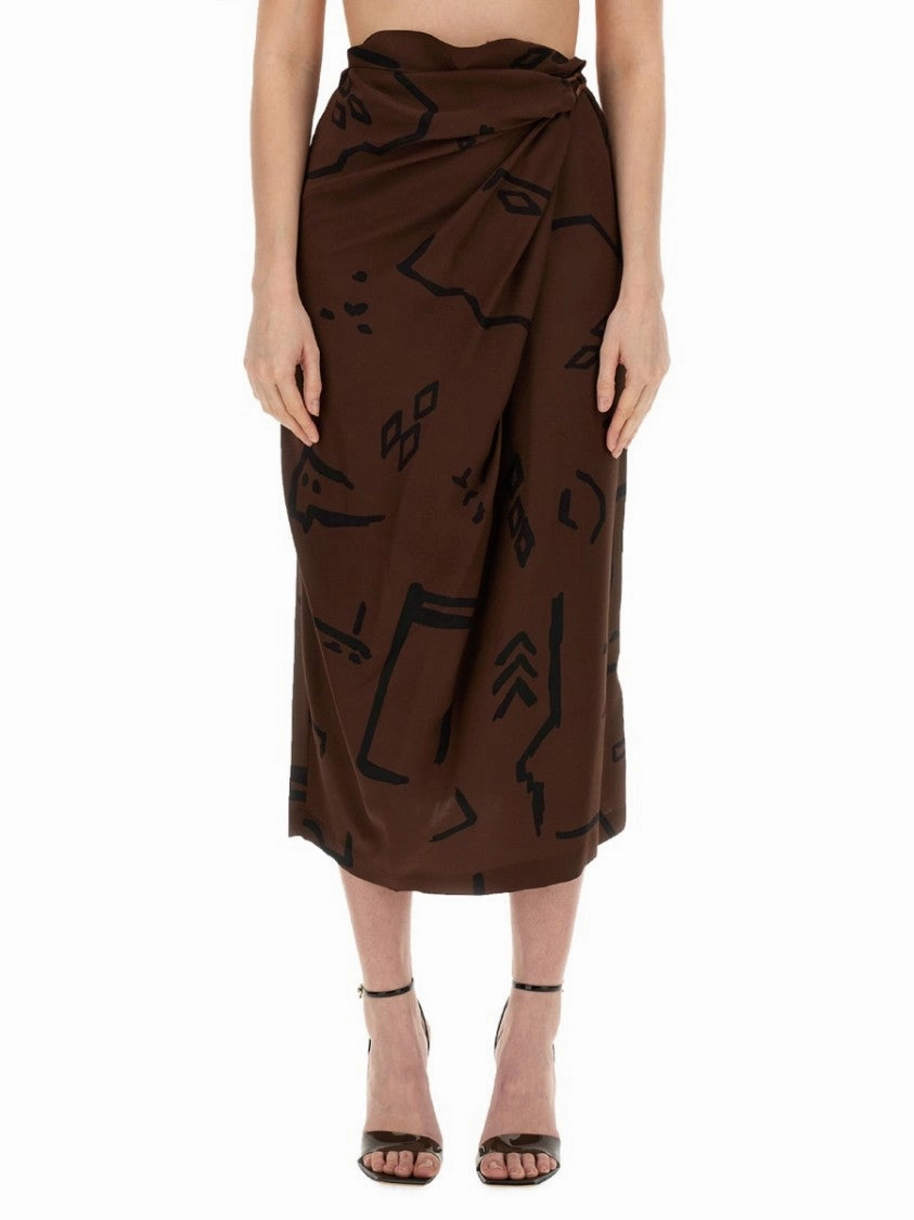 Native Print Skirt