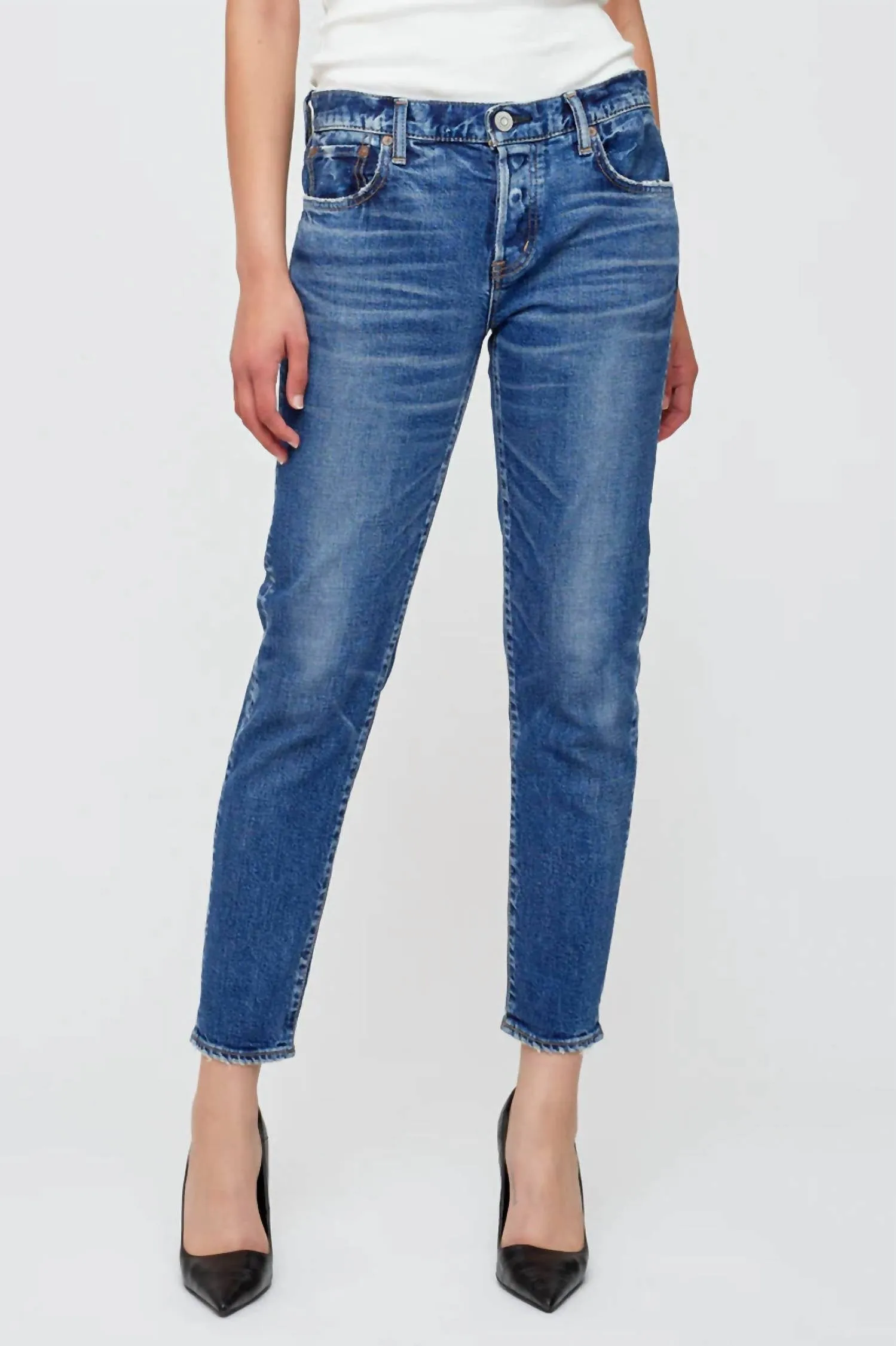 Okahumpka Tapered Jeans In Blue