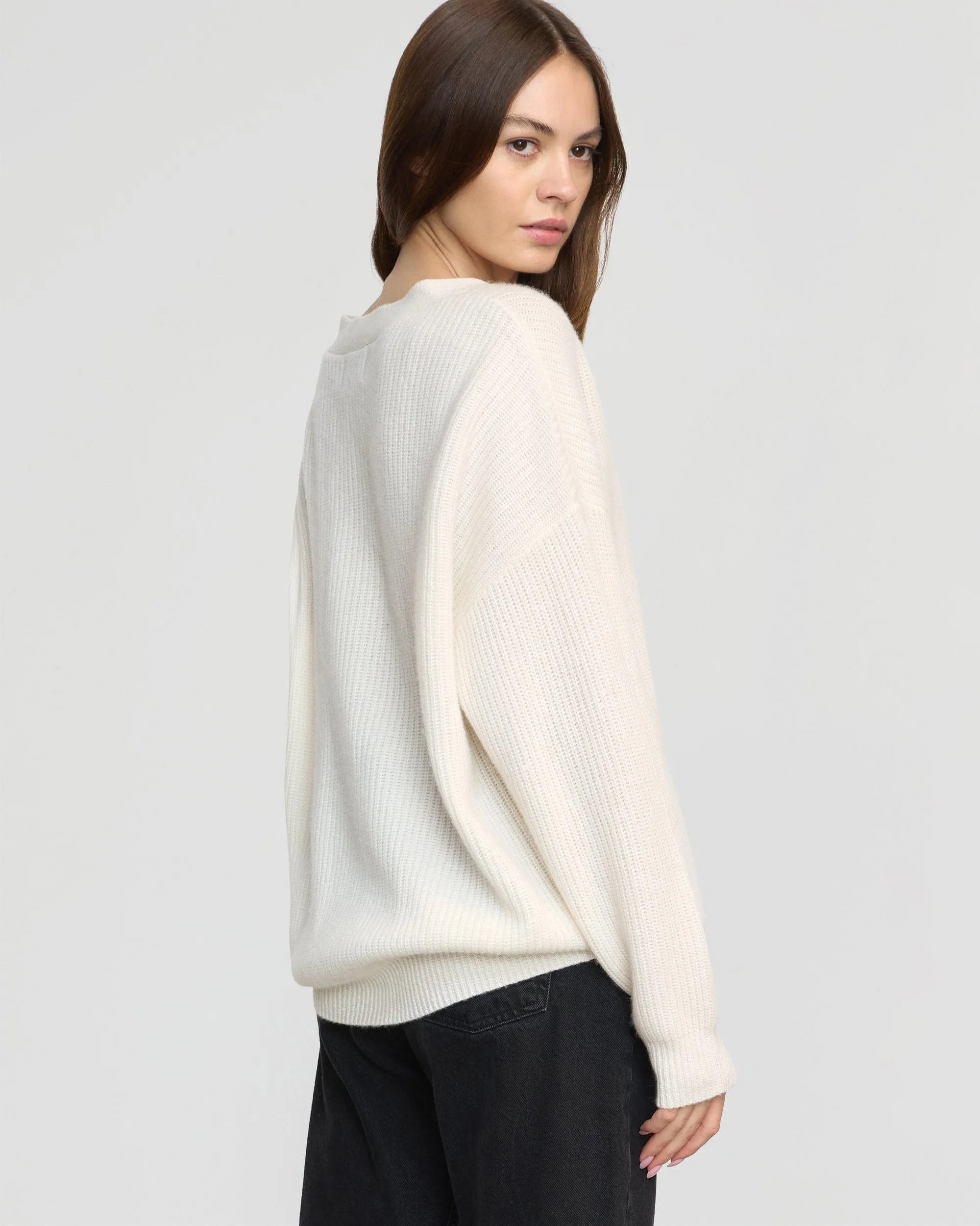 Ola Oversized Cashmere Cardigan