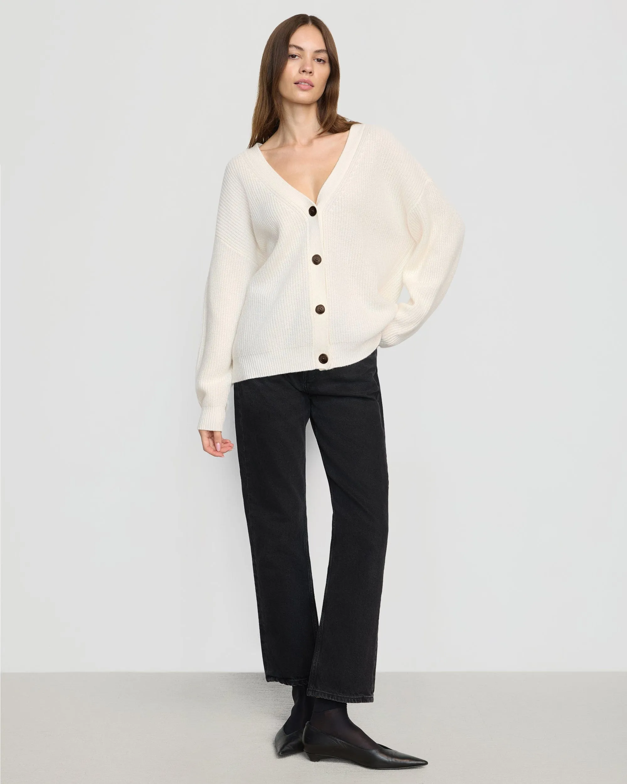 Ola Oversized Cashmere Cardigan
