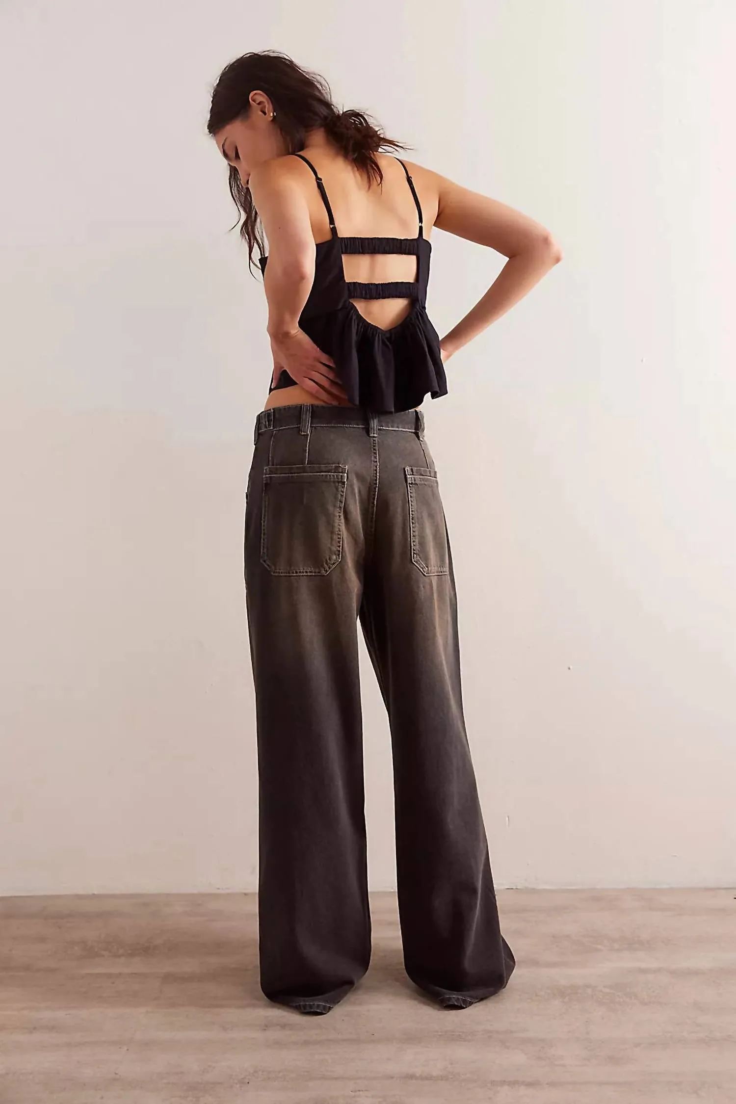 Palmer Cuffed Jeans In Chalkboard