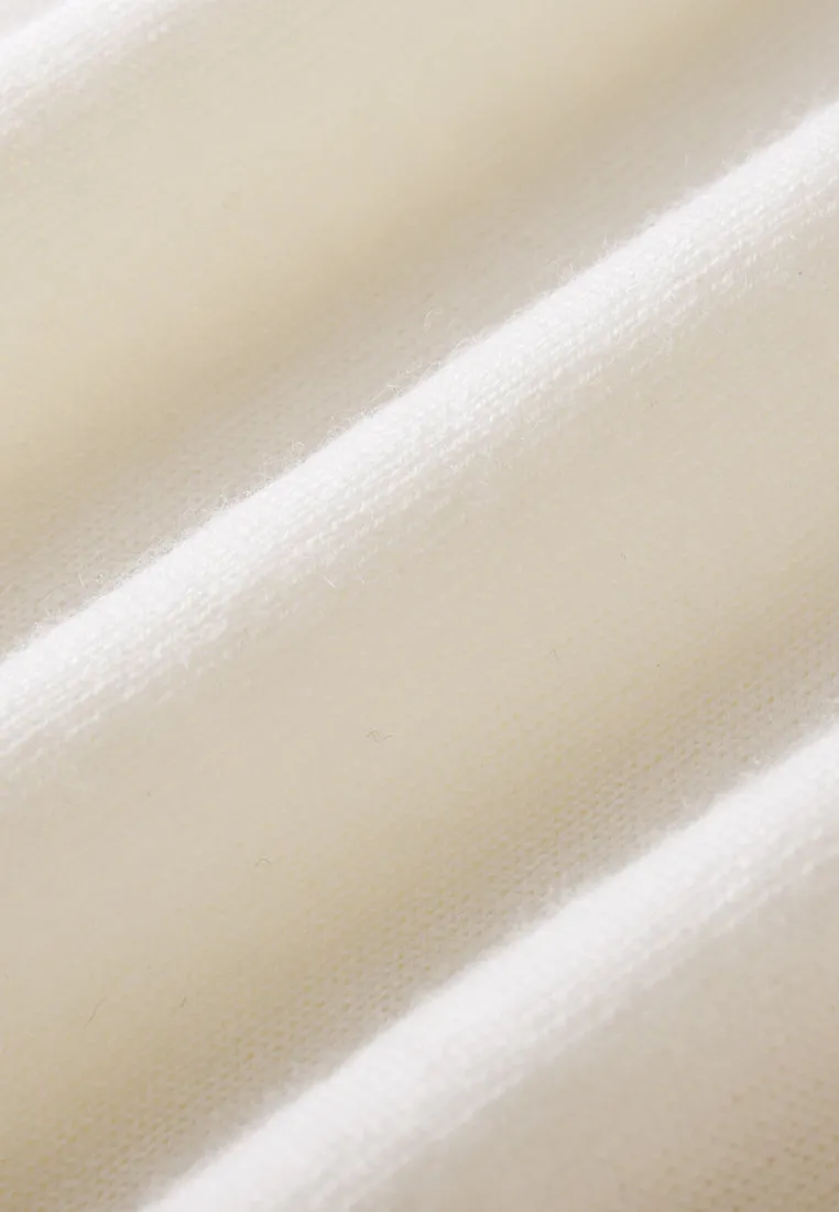 Patchwork-detail Turtle Neck Pullover