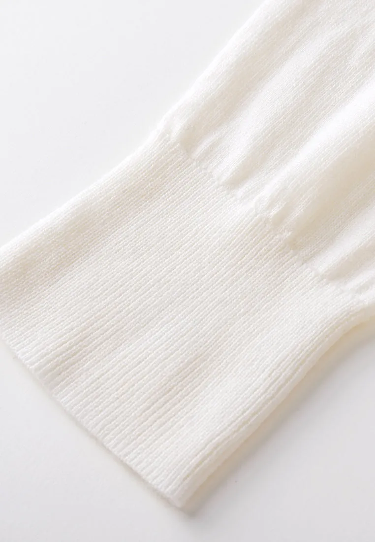 Patchwork-detail Turtle Neck Pullover