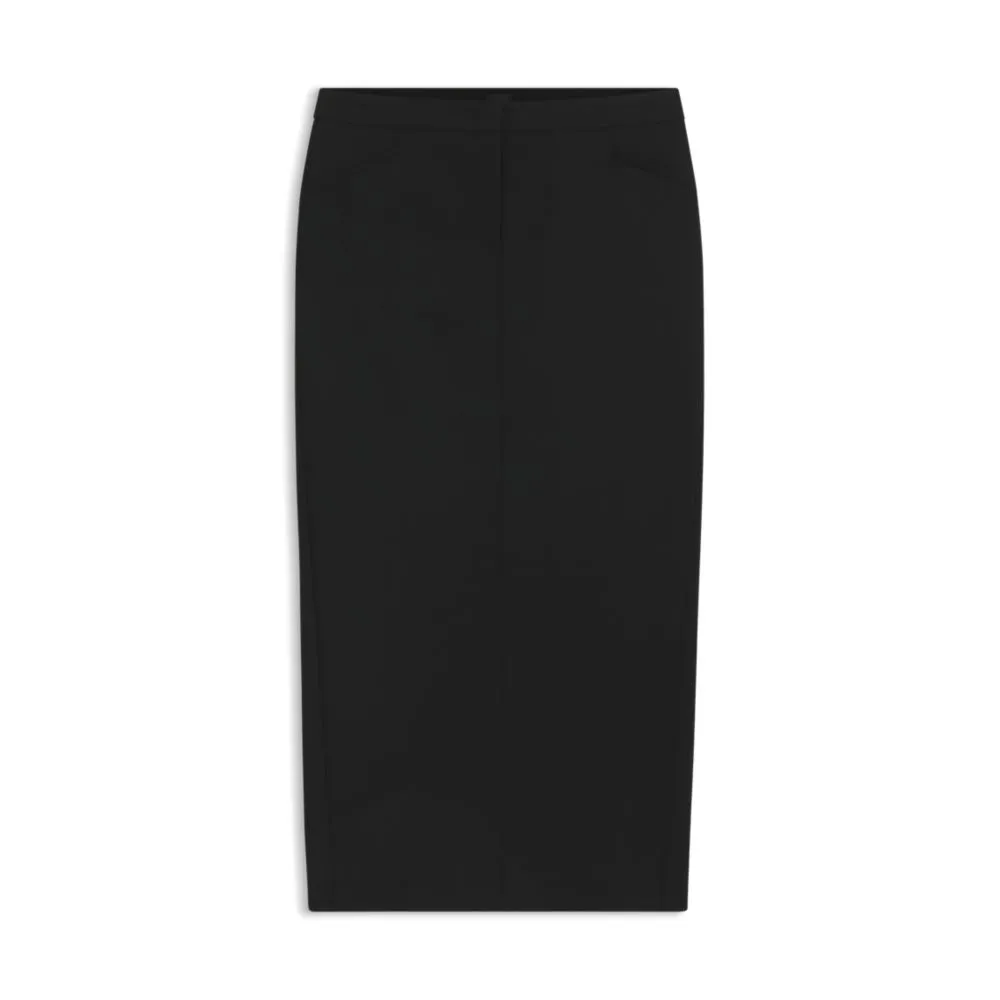 Pencil skirt in wool