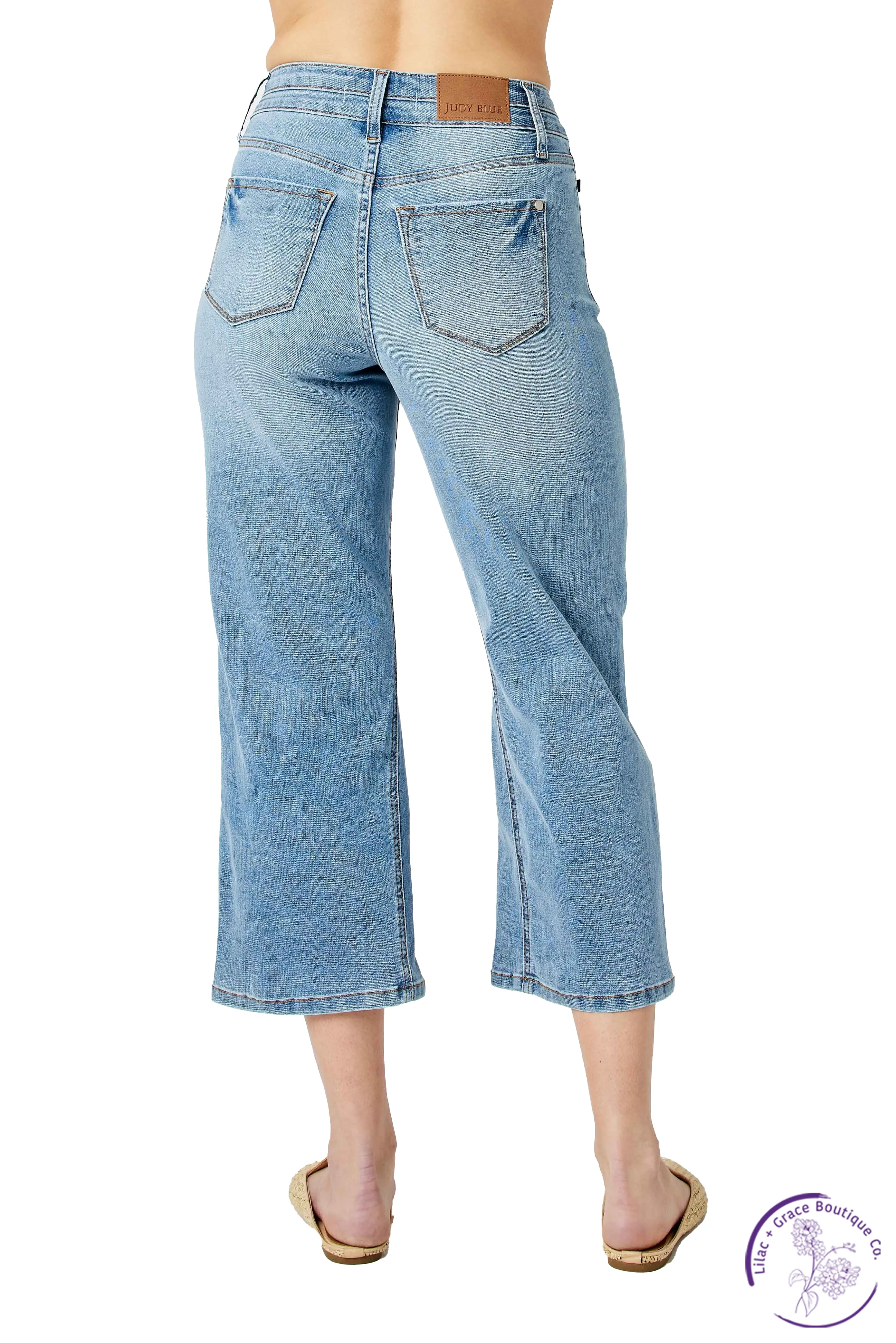 Penelope High-Waisted Wide Leg Crop by Judy Blue